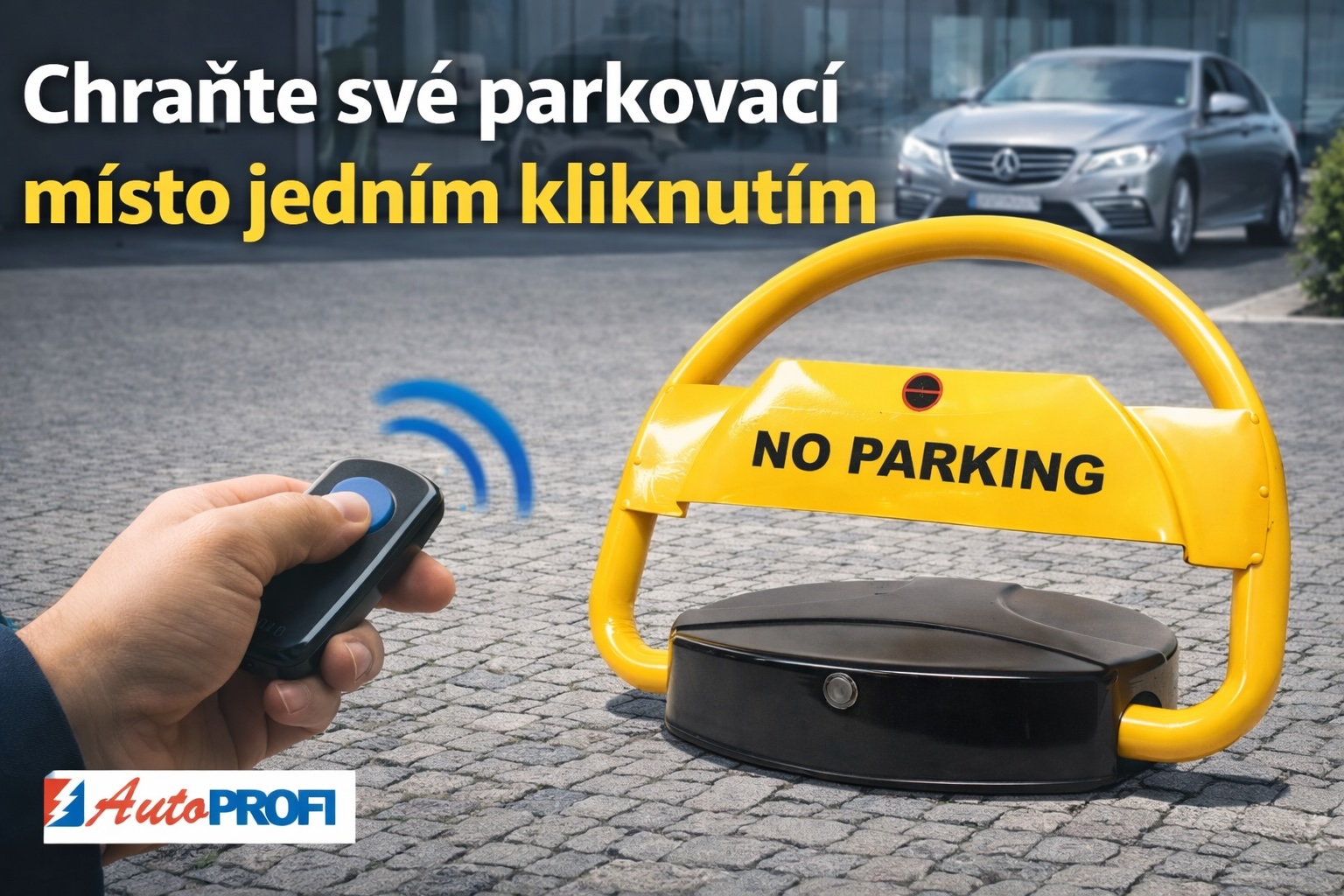 Ochrana parkovacího místa na dosah